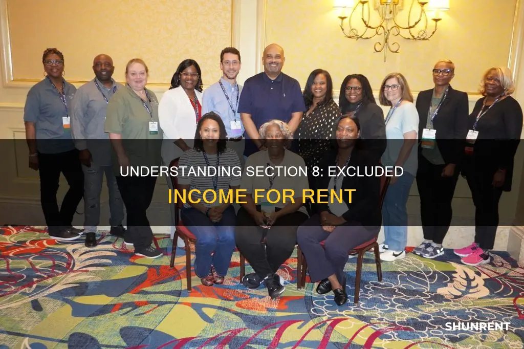 what income is excluded from section 8 for rent