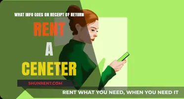 Essential Details to Include on a Rent-a-Center Return Receipt