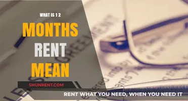 Decoding Rental Agreements: What Does '1-2 Months Rent' Really Mean?