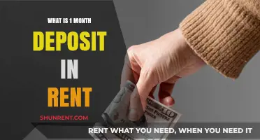 Understanding Rental Deposits: A Guide to One Month's Rent