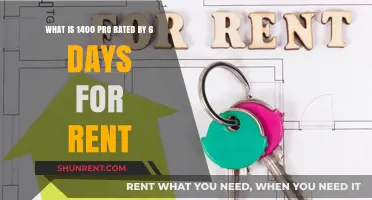 Understanding Pro-Rated Rent: Calculating 1400 for 6 Days Explained
