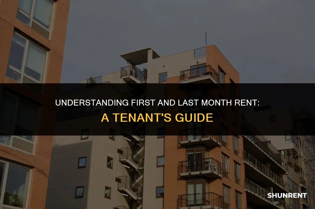 what is 1st and last month rent
