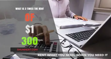 Understanding the Cost: 3x $1,300 Rent Calculation Explained