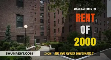 Understanding the Cost: Triple the Rent of $2000 Explained