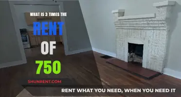 Understanding Rental Costs: 3x the Rent of $750 Explained
