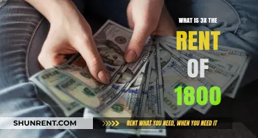 Understanding Triple Rent: Calculating 3x the Cost of $1800 Monthly Rent
