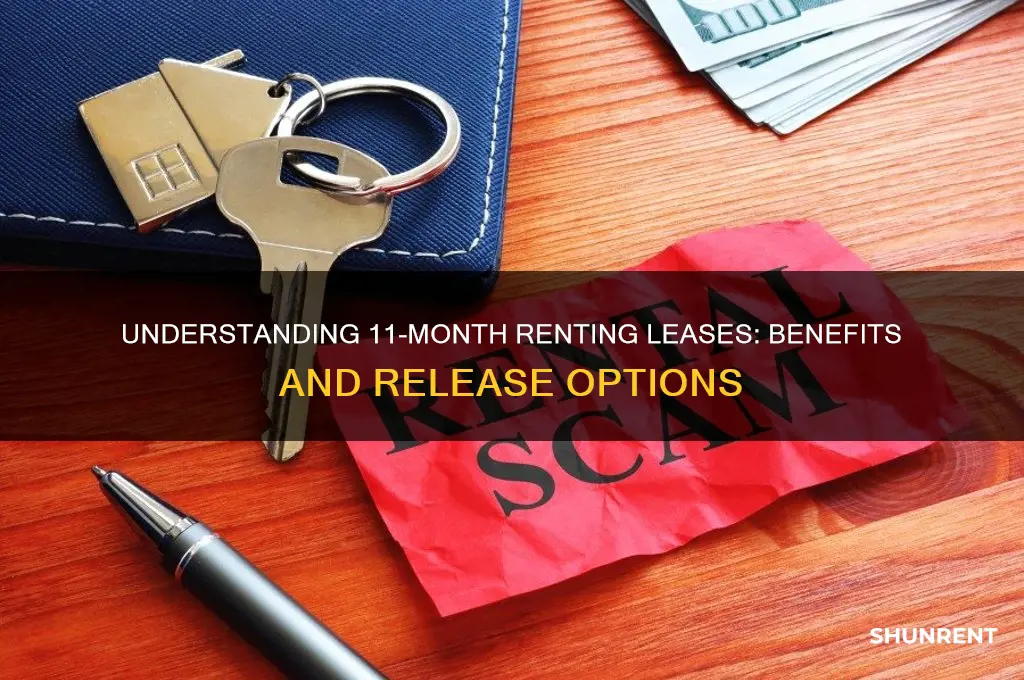 what is a 11 month renting leases release