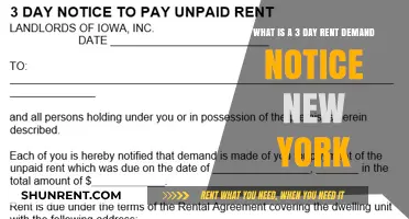 Understanding New York's 3-Day Rent Demand Notice: A Comprehensive Guide