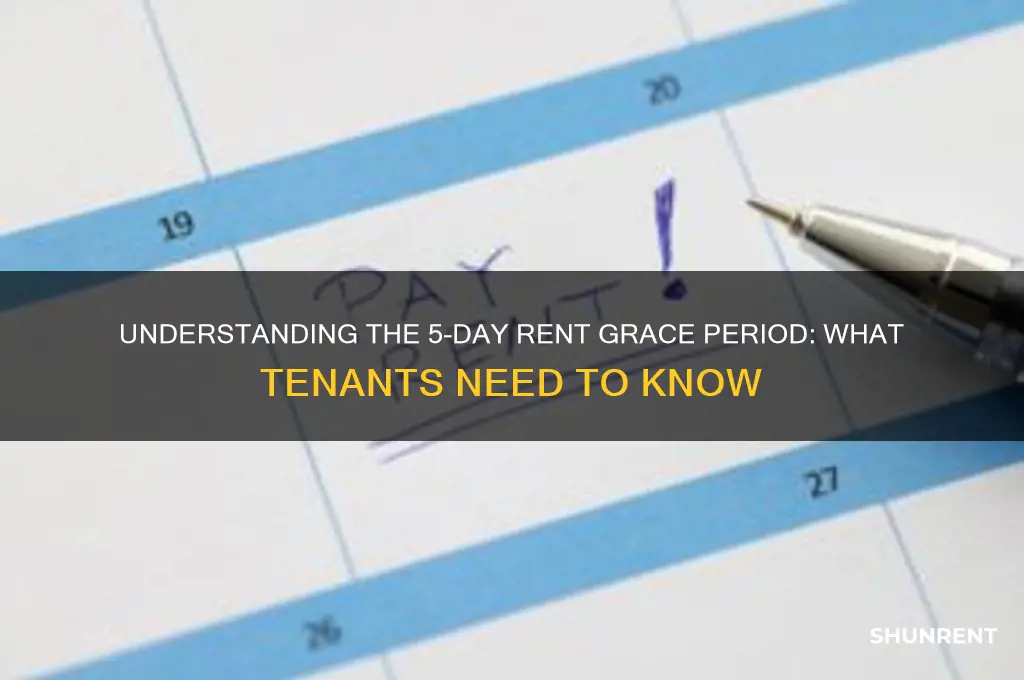 what is a 5 day grace period for rent