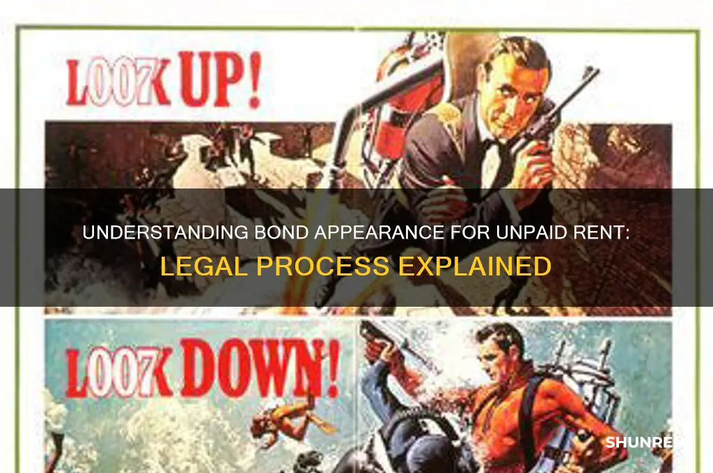 what is a bond appearance for unpaid rent