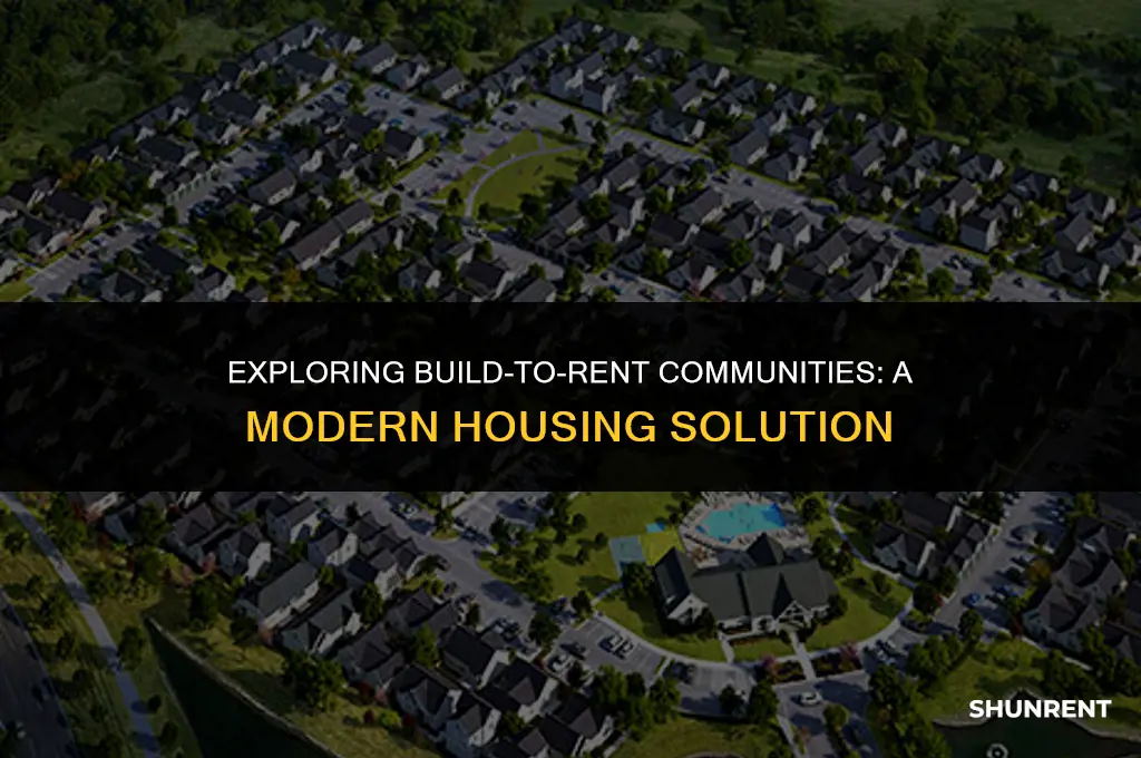 what is a build to rent community
