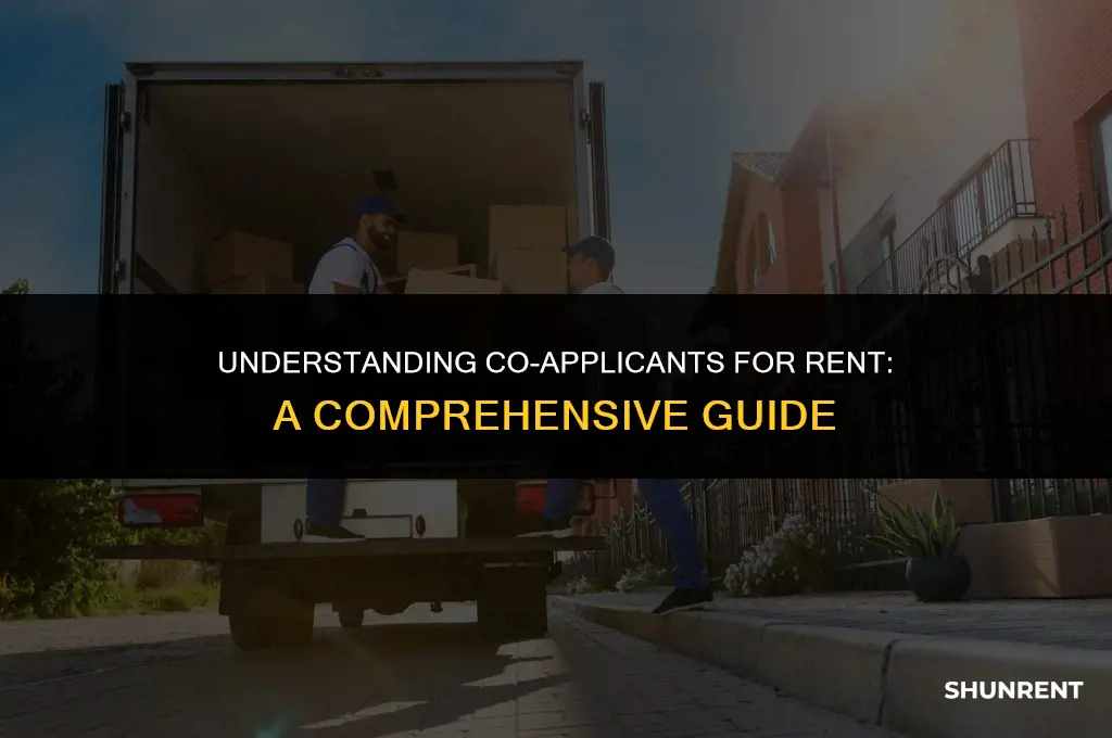 what is a co applicant for rent