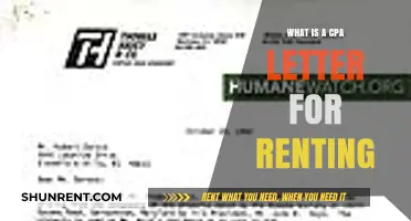 Understanding CPA Letters: A Guide for Renters and Landlords
