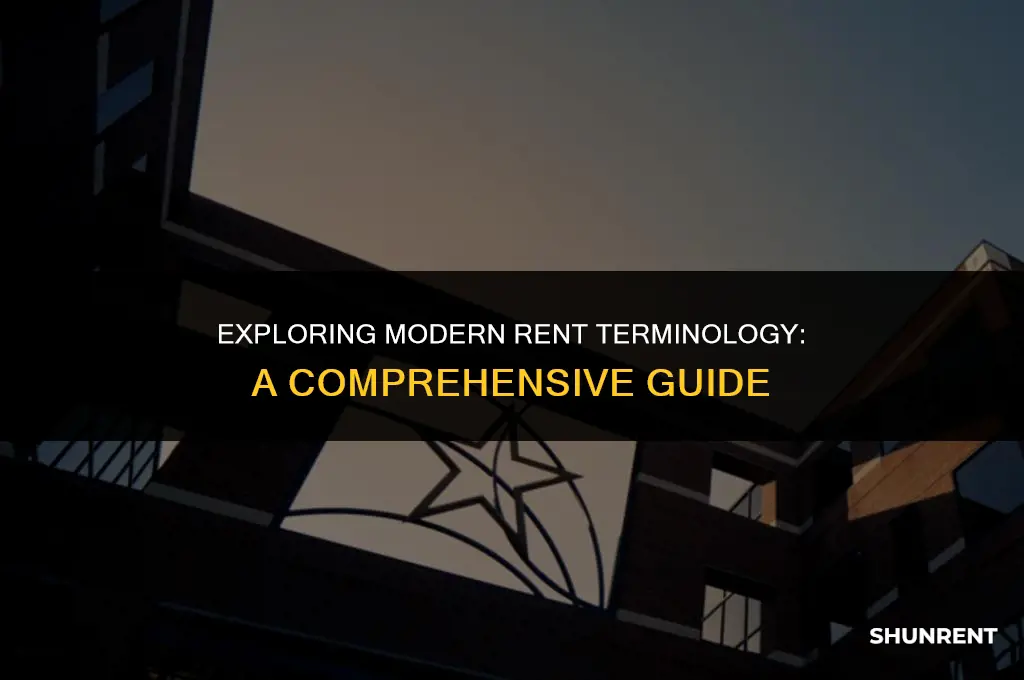 what is a current term for rent
