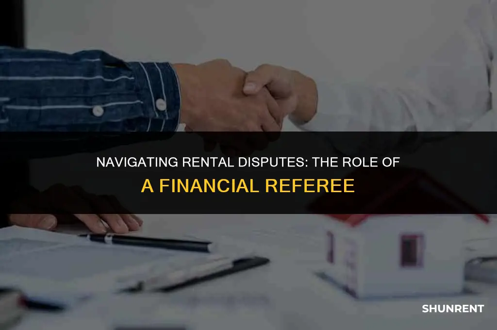 what is a financial referee for renting