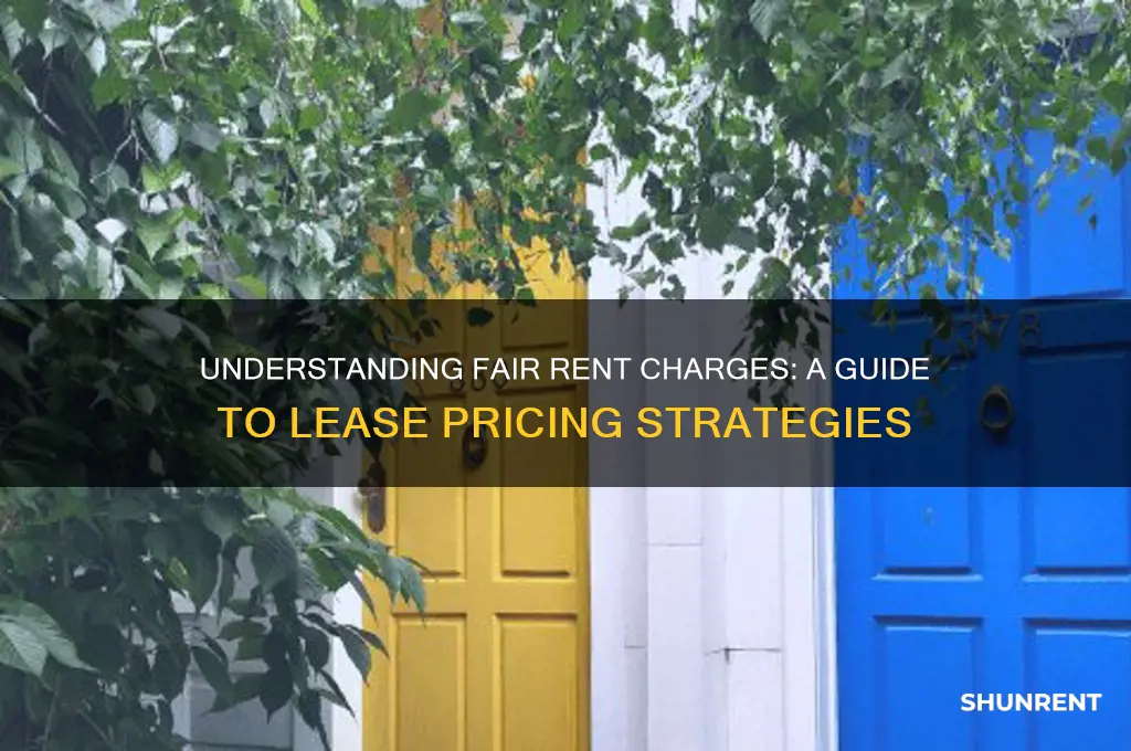 what is a good rent charge on a lease