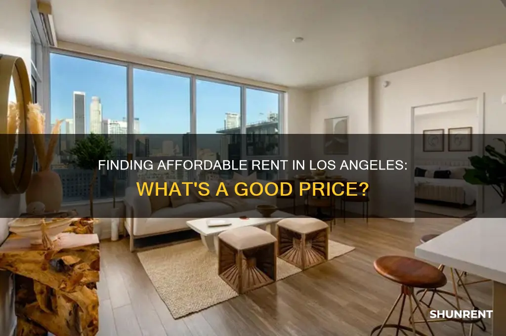 what is a good rent in los angeles