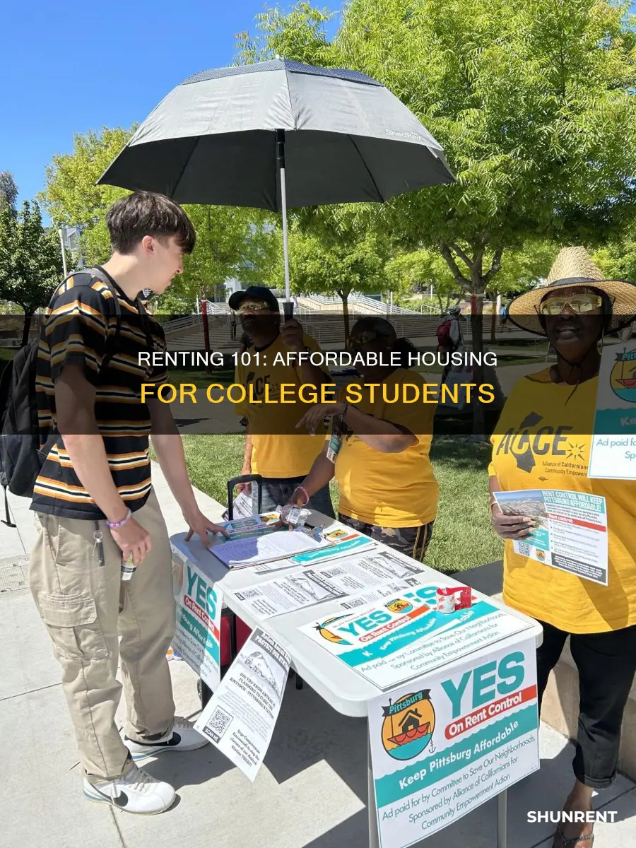 what is a good rent price for a college student