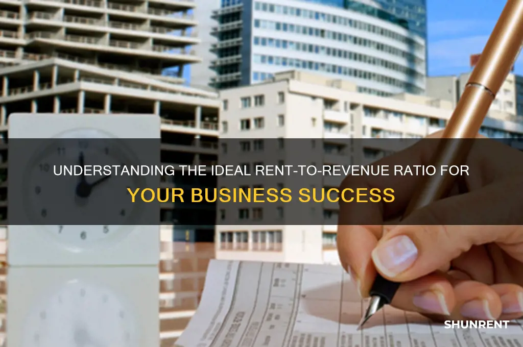 what is a good rent to revenue ratio