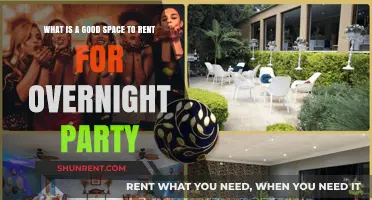 Perfect Overnight Party Spaces: Tips for Renting the Ideal Venue