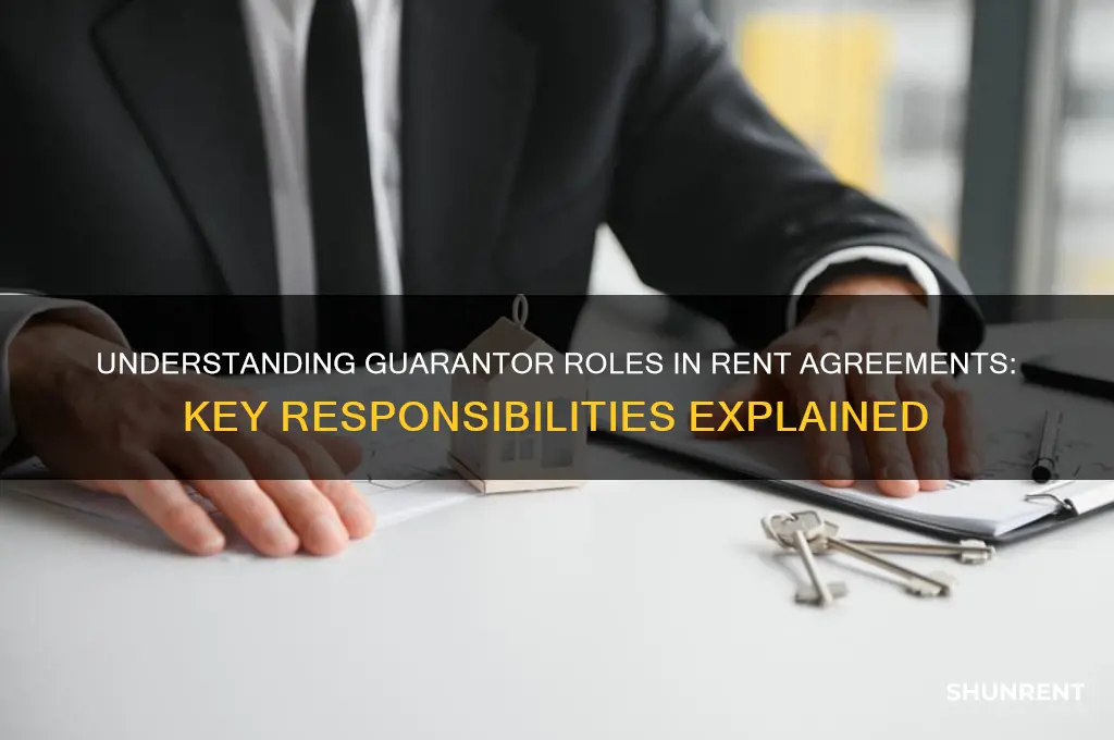 what is a guarantor on the account for rent