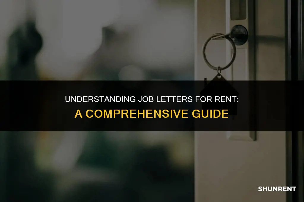 what is a job letter for rent