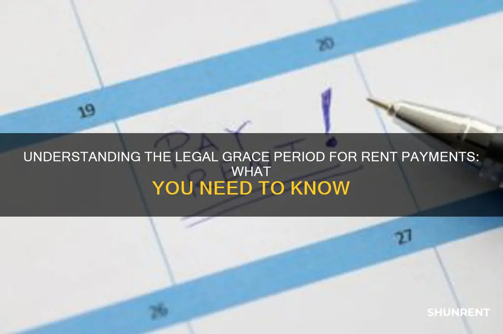 what is a legal grace period for rent