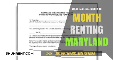 Understanding Month-to-Month Renting in Maryland: Legal Insights and Tips