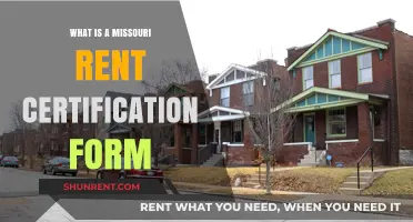 Understanding Missouri Rent Certification Forms: A Comprehensive Guide