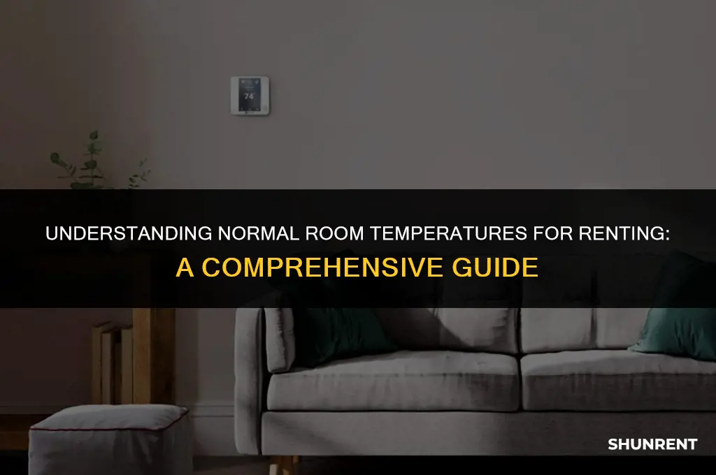 what is a normal temperature for renting