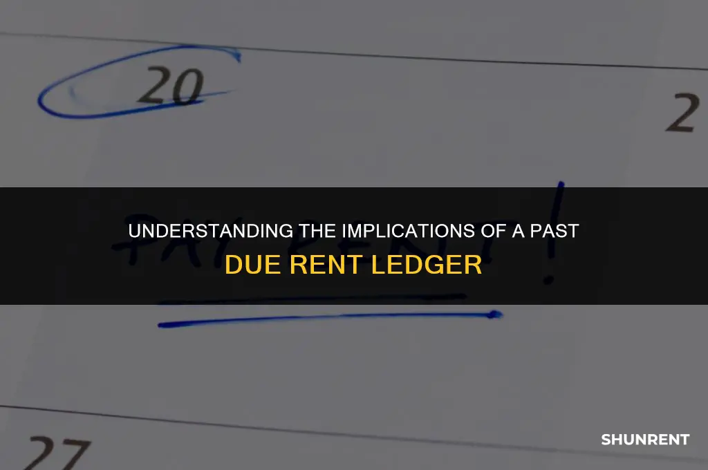 what is a past due rent ledger