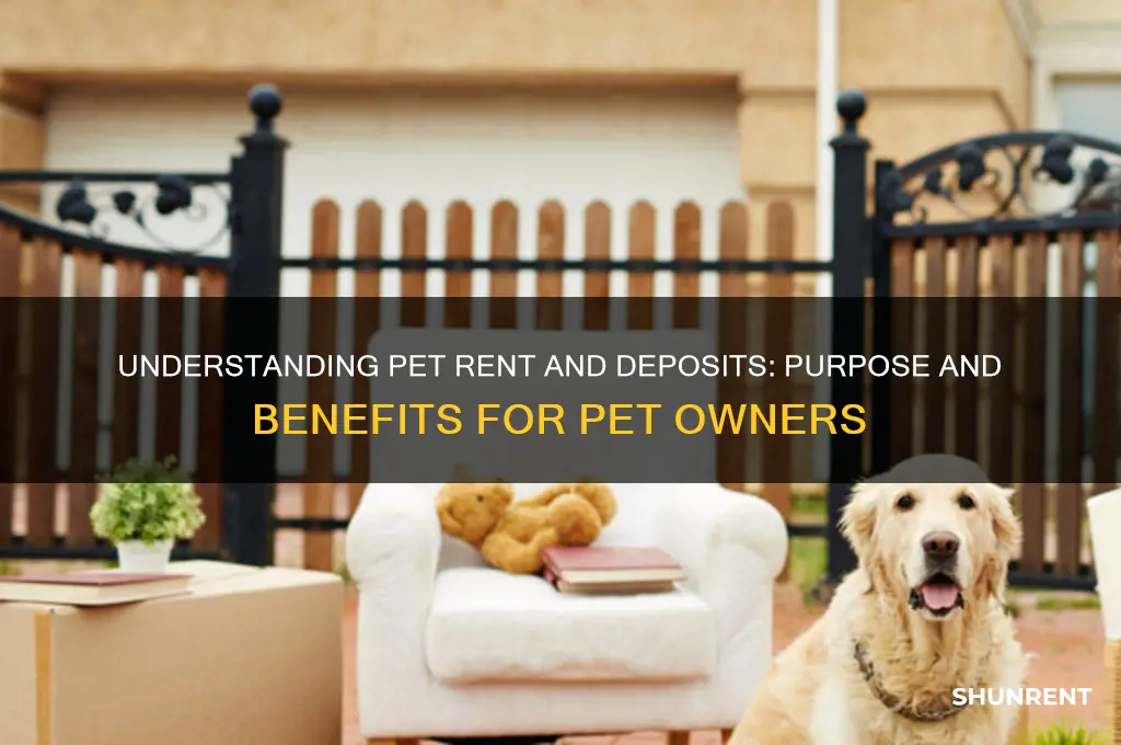 what is a pet rent and pet deposit used for