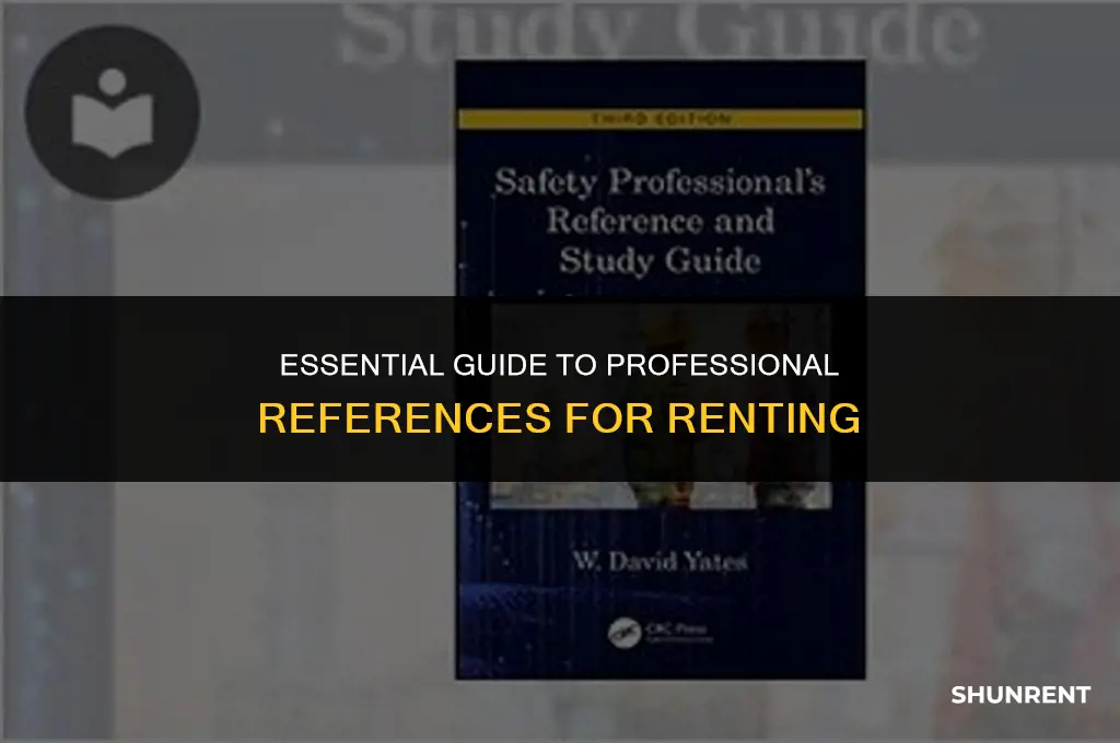 what is a professional reference for renting