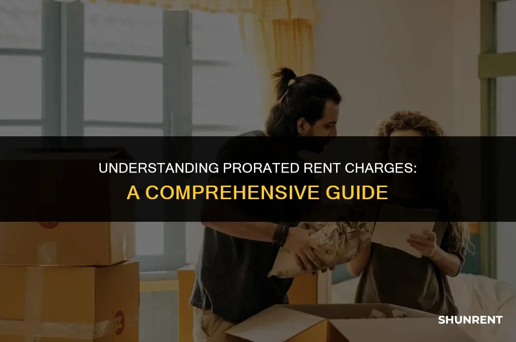 what is a prorated charge for rent