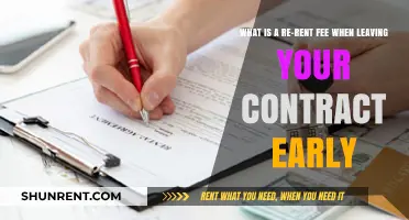 Understanding Re-Rent Fees: Early Lease Termination Explained