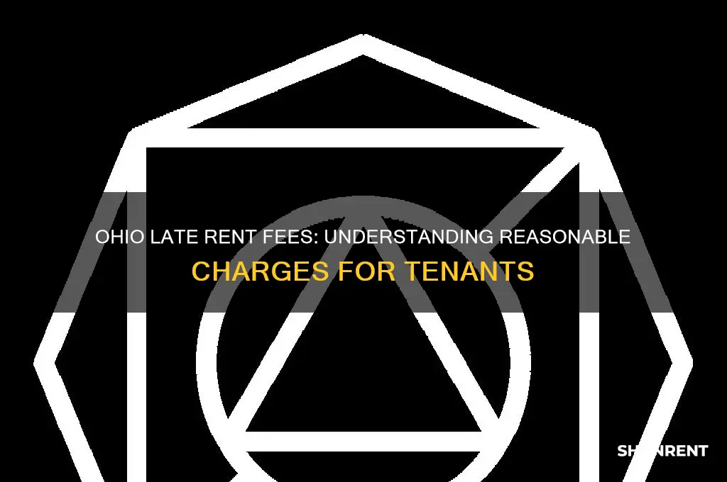 what is a reasonable amount for late rent payment ohio