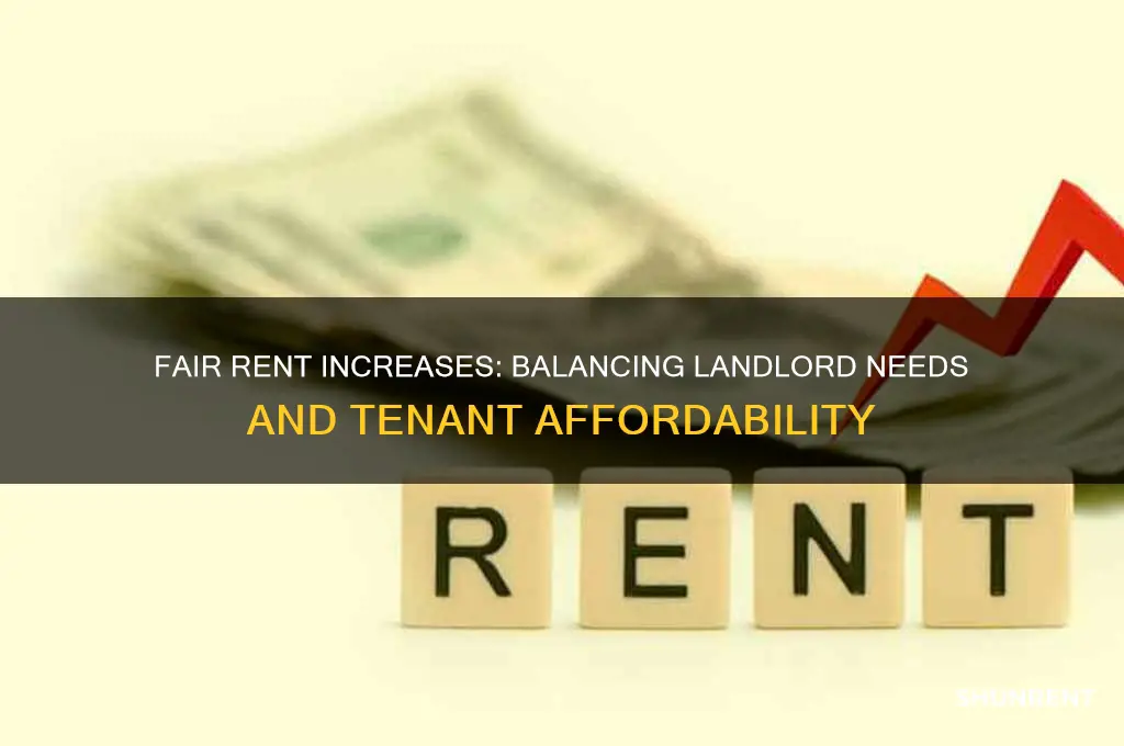 what is a reasonable amount to raise rent