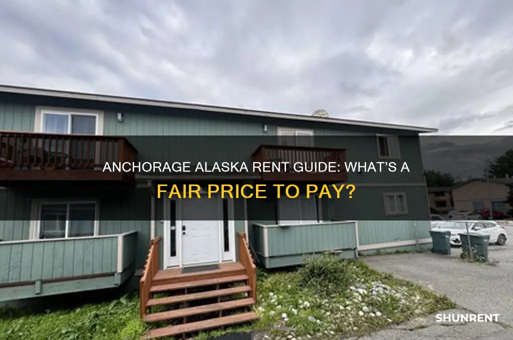 what is a reasonable rent price anchorage alaska