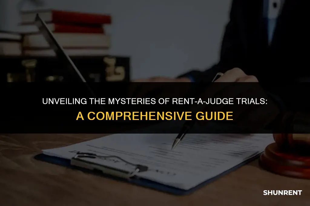 what is a rent-a-judge trial