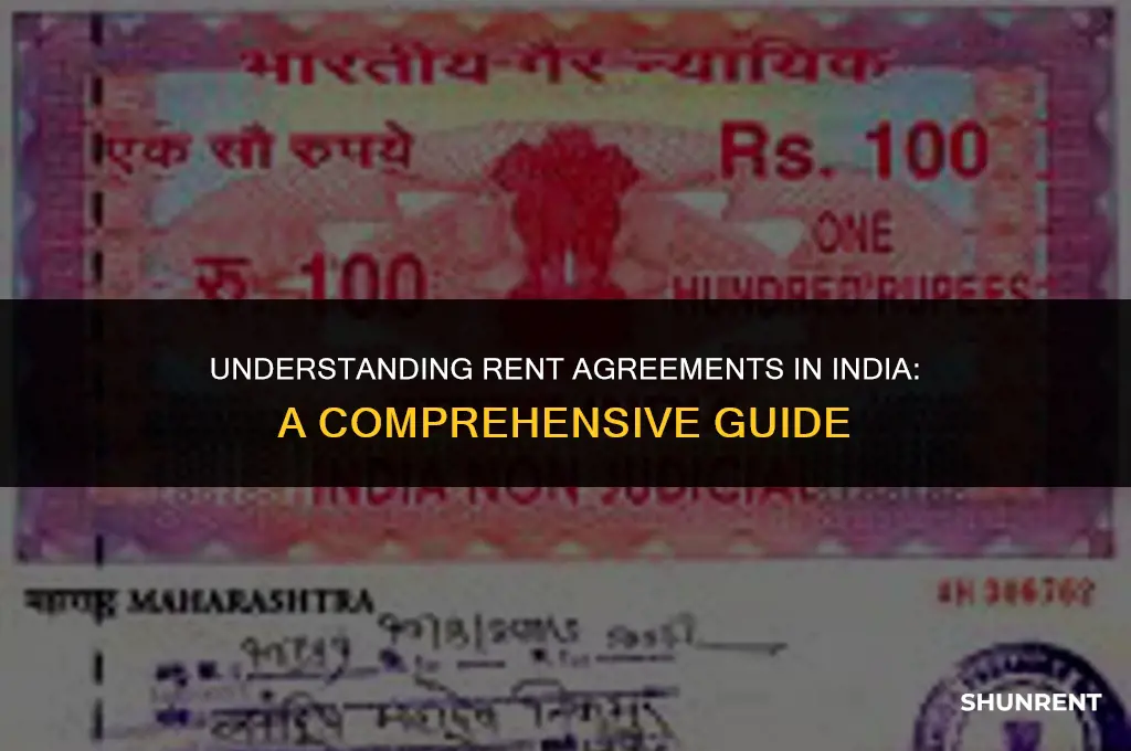 what is a rent agreement in india