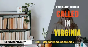 Understanding Rent Judgments in Virginia: Legal Terminology Explained