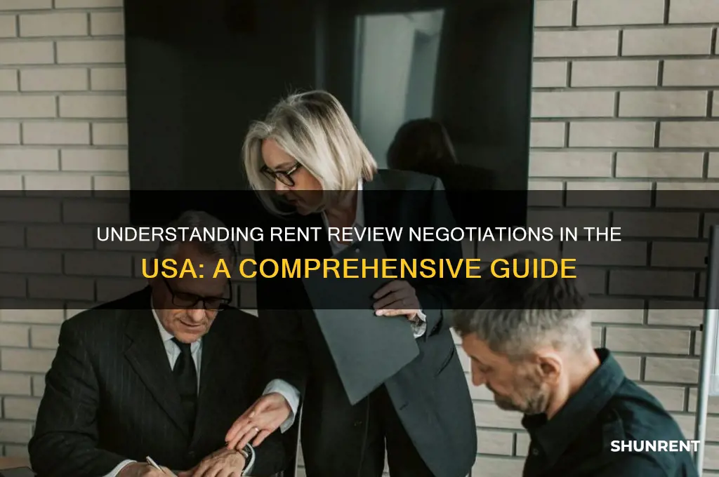 what is a rent review negotiation in the usa