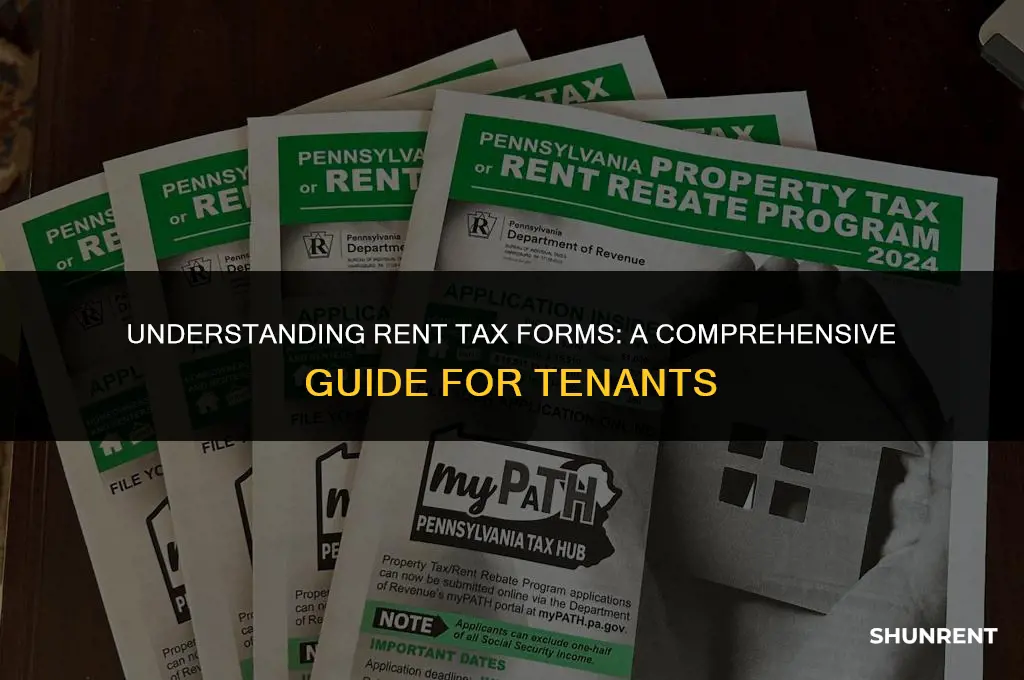 what is a rent tax form called