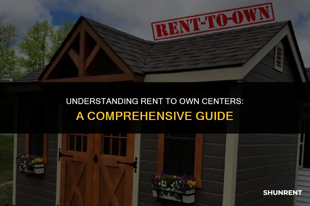 what is a rent to own center