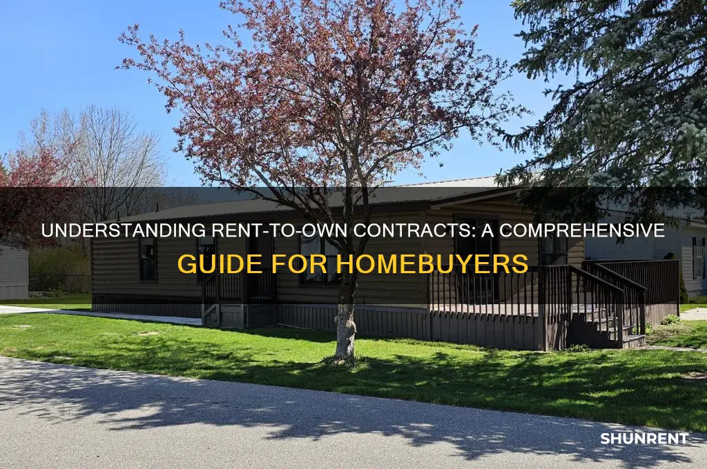 what is a rent to own contract