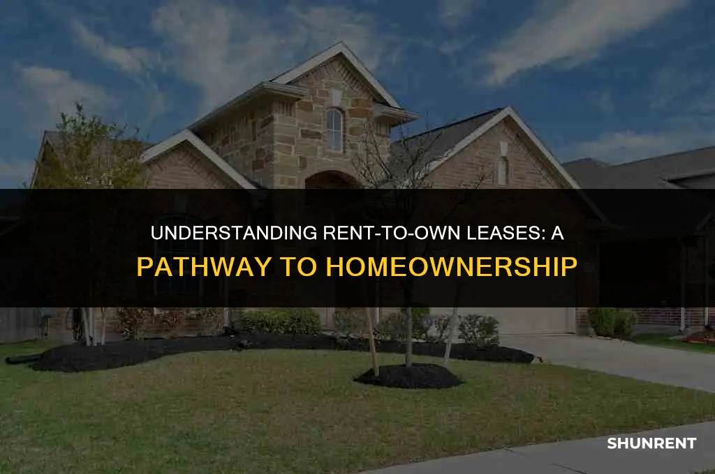 what is a rent to own lease