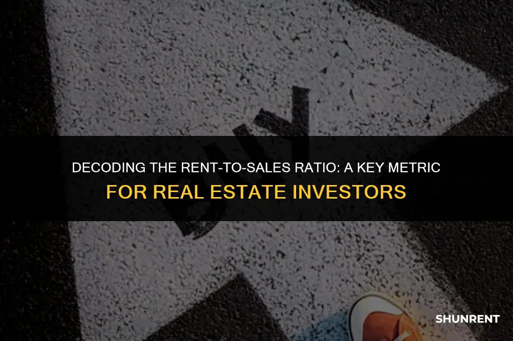 what is a rent to sales ratio