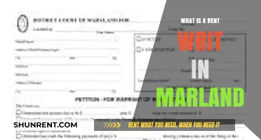 Understanding Rent Writs in Maryland: A Comprehensive Guide