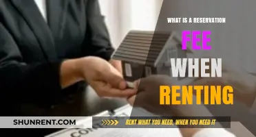 Understanding Reservation Fees: What You Need to Know Before Renting