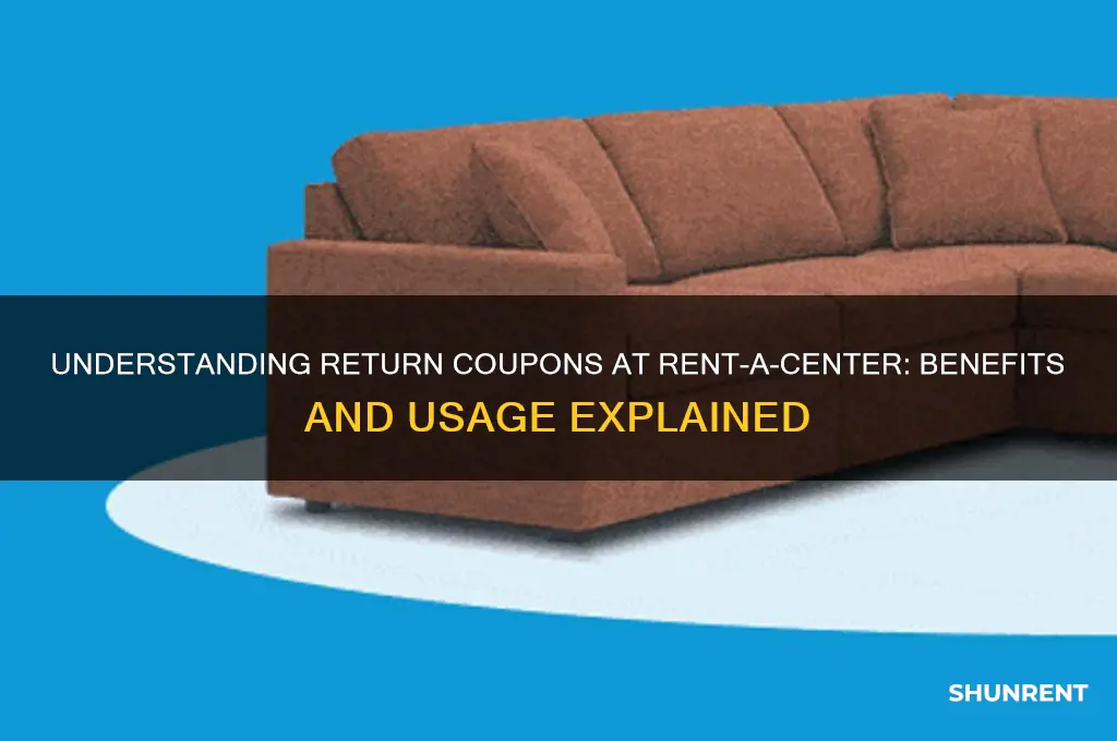 what is a return coupon at rent a center